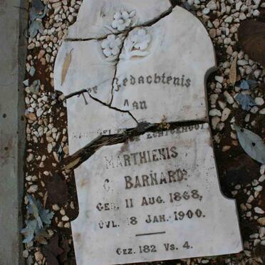 BARNARD Marthienus C. 1868-1900