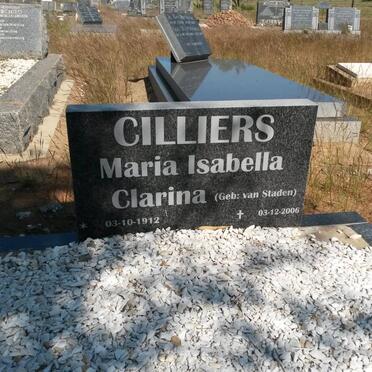 CILLIERS Daniel Hendrik 1908-2004 &amp; Maria Isabella Clarina VAN STADEN 1912-2006