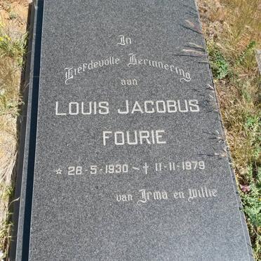 FOURIE Louis Jacobus 1930-1979