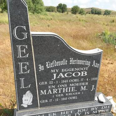 GEEL Jacob 1945-1998 &amp; M.J. KRUGER 1940-