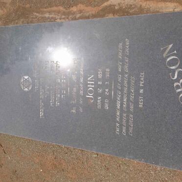 JACOBSON John 1894-1988