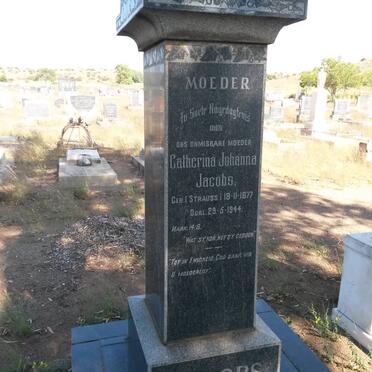 JACOBS Catherina Johanna nee STRAUSS 1877-1944