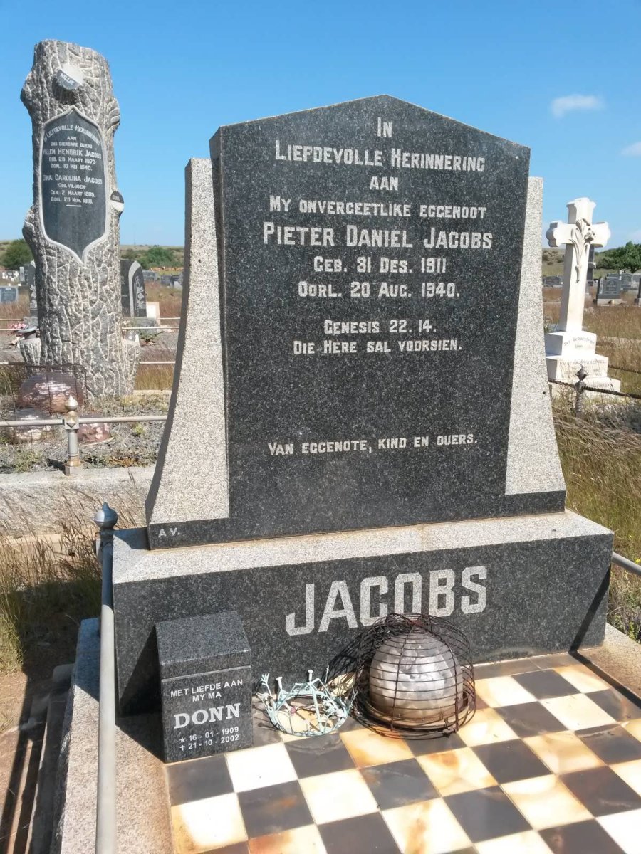 JACOBS Pieter Daniel 1911-1940 :: JACOBS Donn 1909-2002