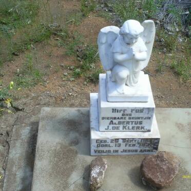 KLERK Albertus J., de 1928-1937