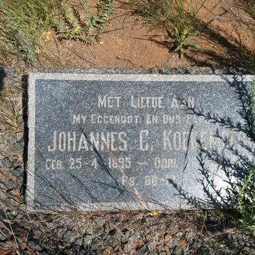 KOEKEMOER Johannes C. 1895-1952