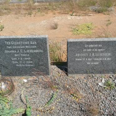 LIEBENBERG Johannes J.R. 1867-1962 &amp; Johanna J.E. GROTZ 1868-1956
