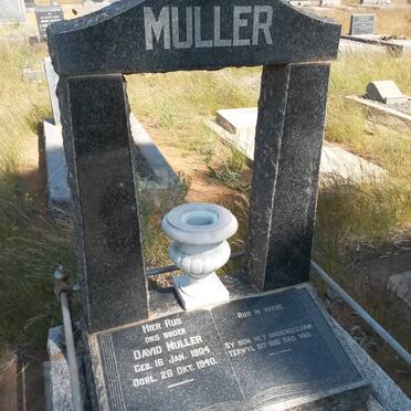 MULLER David 1904-1940