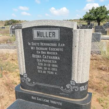 MULLER Rosina Catharina nee POTGIETER 1886-1953