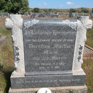 MERWE Dorothea Martha Maria, van der nee PIENAAR 1883-1962