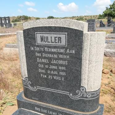 MULLER Daniel Jacobus 1886-1955