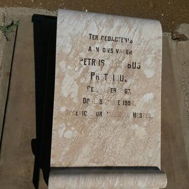 PRETORIUS Petrus Jacobus 1867-1956