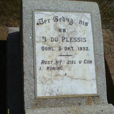PLESSIS B., du -1932
