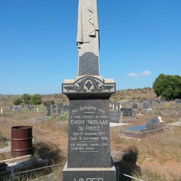 PREEZ Evert Nicolaas, du 1877-1939