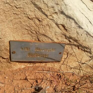 PRETORIUS Anna Magdalena