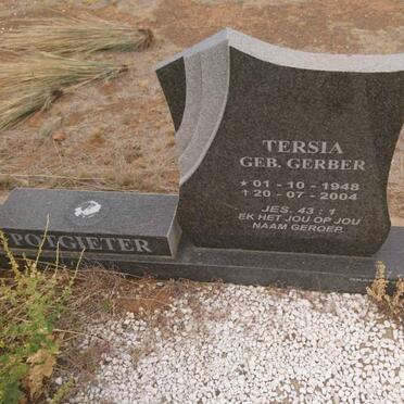POTGIETER Phillipus Johannes 1946- &amp; Tersia GERBER 1948-2004