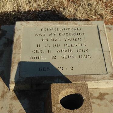 PLESSIS H.J., du 1862-1933