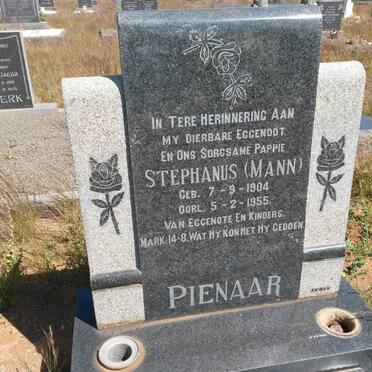 PIENAAR Stephanus 1904-1955
