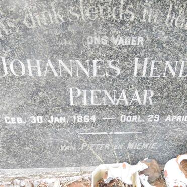 PIENAAR Johannes Hendrik 1864-1912