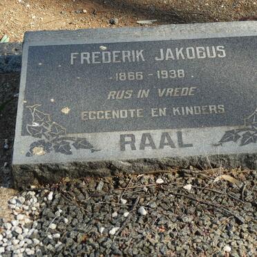 RAAL Frederik Jakobus 1866-1938