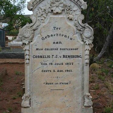 RENSBURG Cornelis F.J., v. 1837-1917