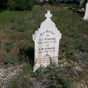 STRAUSS A.J. 1835-1898 &amp; A.M. 1837-1895