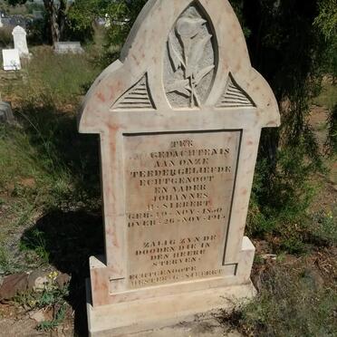 SIEBERT Johannes H. 1850-1915