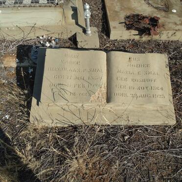 SMAL Herculaas P. 1850-1920 &amp; Maria E. BOSHOFF 1864-1925