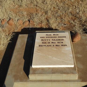 SAAIMAN Kitty 1878-1934