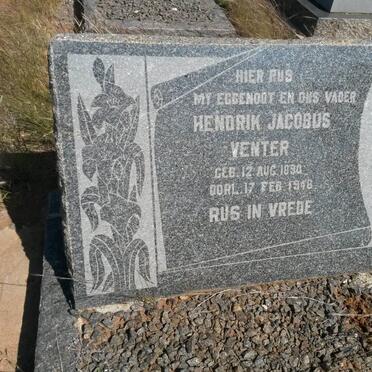 VENTER Hendrik Jacobus 1890-1946