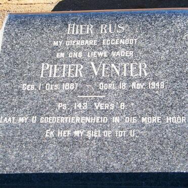 VENTER Pieter 1887-1948