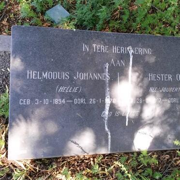 ? Helmodius Johannes 1894-1970 &amp; Hester O. JOUBERT 1907-1988