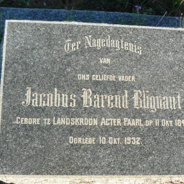 BLIGNAUT Jacobus Barend 1845-1932