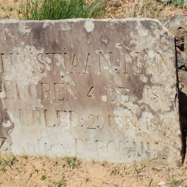 BOHNE Christiaan J. 1865-1866