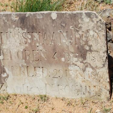 BOHNE Christiaan J. 1865-1866