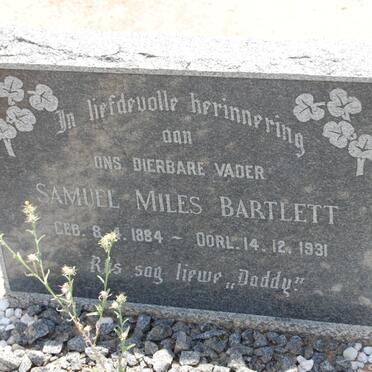 BARTLETT Samuel Miles 1884-1931