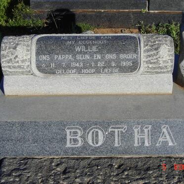 BOTHA Willie 1943-1995