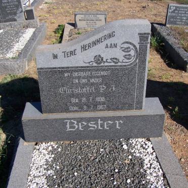 BESTER Christoffel P.J. 1898-1967