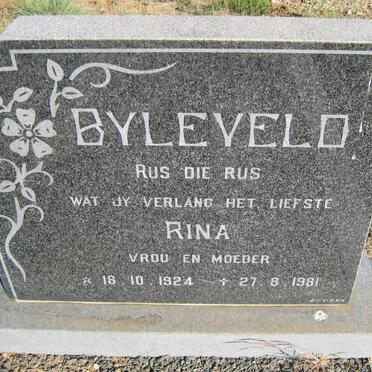 BYLEVELD Rina 1924-1981