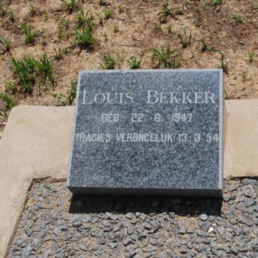 BEKKER Louis 1947-1954