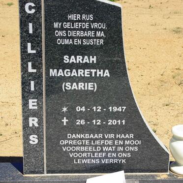 CILLIERS Sarah Magaretha 1947-2011