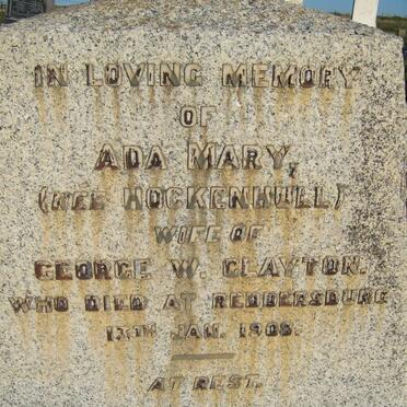 CLAYTON Ada Mary nee HOCKENHULL -1908