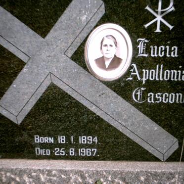 CASCONE Lucia Apollonia 1894-1967
