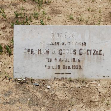 COETZEE Abraham Jacobus 1876-1939