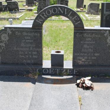 COETZEE Nicolaas Johannes Antonie 1882-1962 :: COETZEE Maria Alletta, nee KOTZE 1869-1959