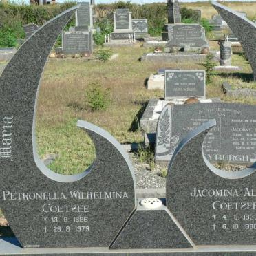 COETZEE Petronella Wilhelmina 1896-1979 :: COETZEE Jacomina Aletta 1933-1986