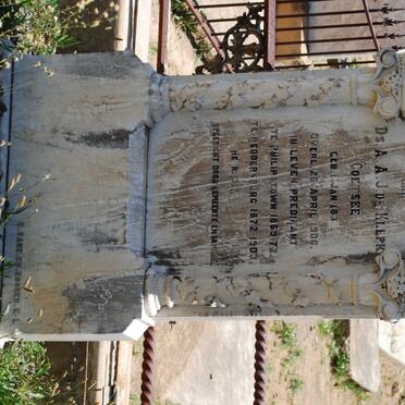 COETSEE A.A.J. De Klerk 1832-1906