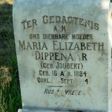 DIPPENAAR Maria Elizabeth nee JOUBERT 1884-1944