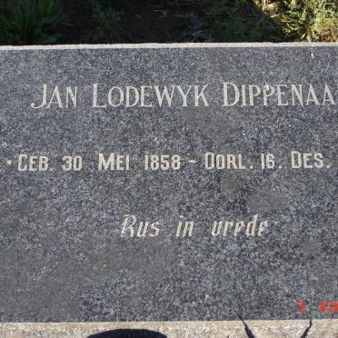DIPPENAAR Jan Lodewyk 1858-1920