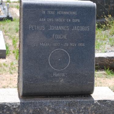 FOUCHE Petrus Johannes Jacobus 1877-1956