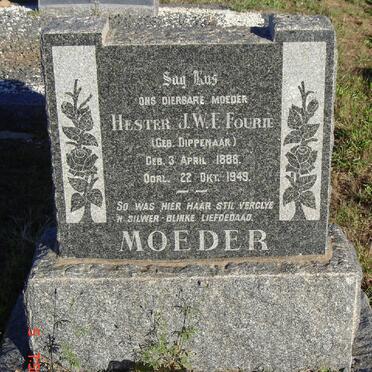 FOURIE Hester J.W.E. nee DIPPENAAR 1888-1949